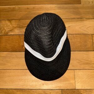 Black  Hat with White Band